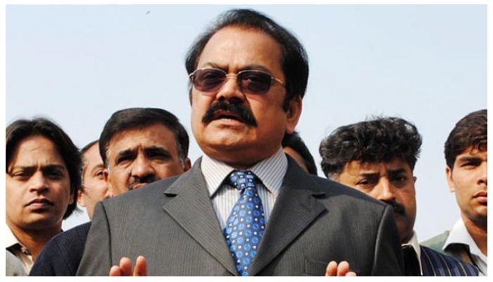 Interior Minister Rana Sanaullah. — Twitter/ ranadeem