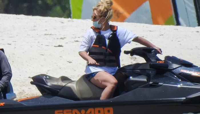 Britney Spears, Sam Asghari ride jet ski amid Mexican getaway: see pics
