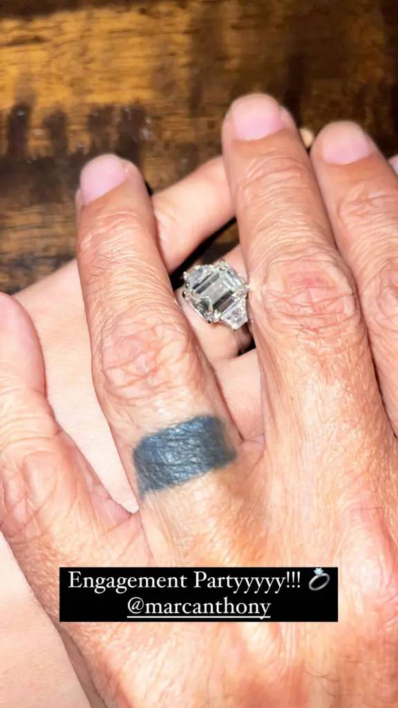 Marc Anthony’s engagement ring to Nadia Ferreira similar to JLO’s bling