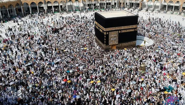 Muslim pilgrims pray around the holy Kaaba at the Grand Mosque ahead of the annual haj pilgrimage in Mecca.  Photo: AFP/file