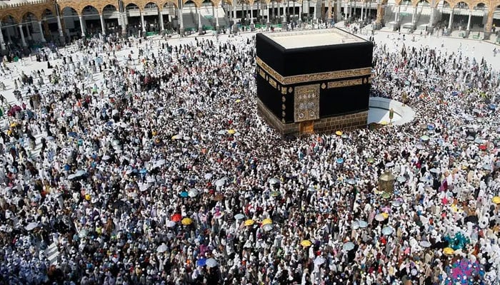 Muslim pilgrims pray around the holy Kaaba at the Grand Mosque ahead of the annual haj pilgrimage in Mecca. Photo: AFP/file