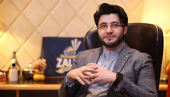 Peshawar Zalmi’s owner Javed Afridi. Photo: AFP/file