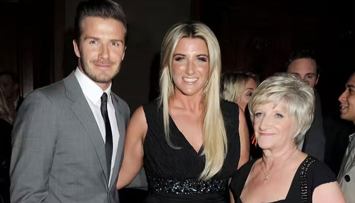 David Beckham teases his jealous sisters with a surprise move