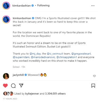 Kim Kardashian’s Sports Illustrated Swimsuit cover photo sparks debate online