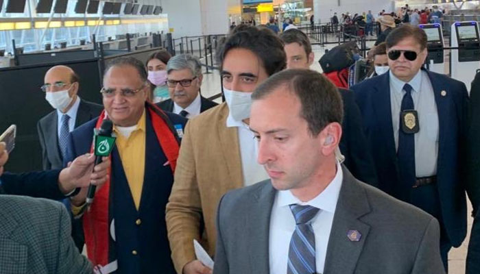 Foreign Minister Bilawal Bhutto Zardari in New York. Photo— Pakistan Embassy US Twitter