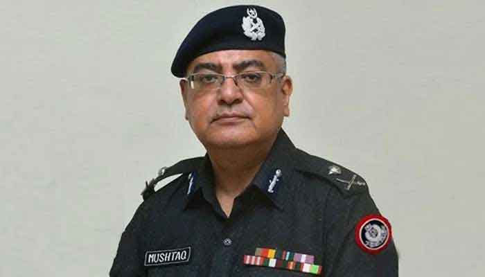 Sindh Inspector-General Mushtaq Mahar. — Geo Urdu
