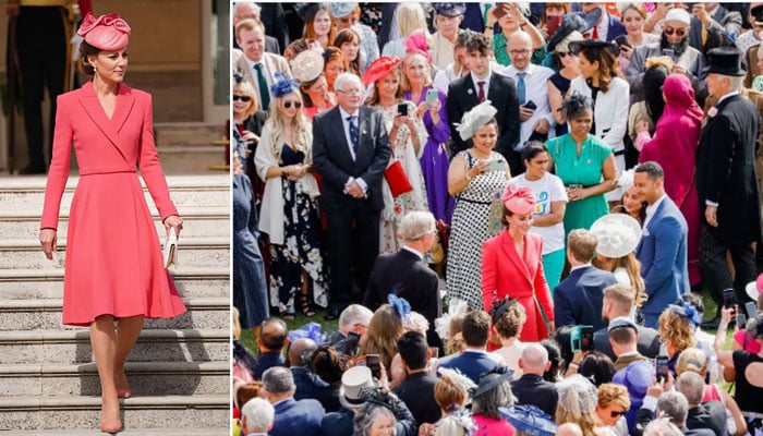 Kate Middleton dazzles Buckingham Palace Garden Party as she represents Queen
