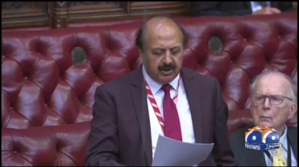 - لارڈ قربان حسین نے برطانوی پارلیمنٹ میں مسئلہ کشمیر کو اٹھایا