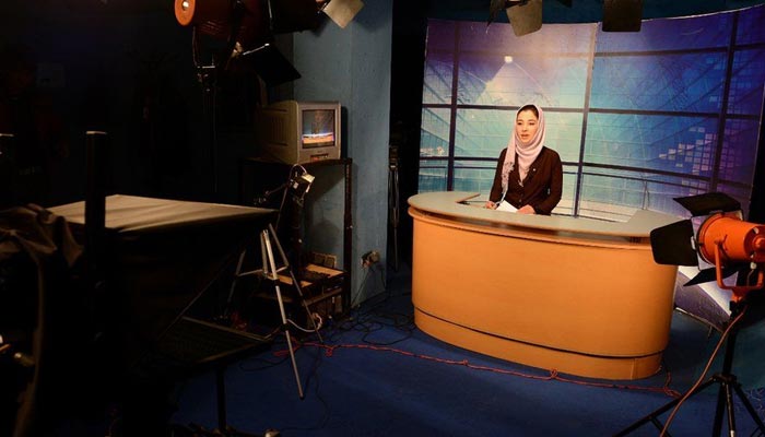 Taliban ordered all the female TV presenters to cover their faces on air. — AFP/File