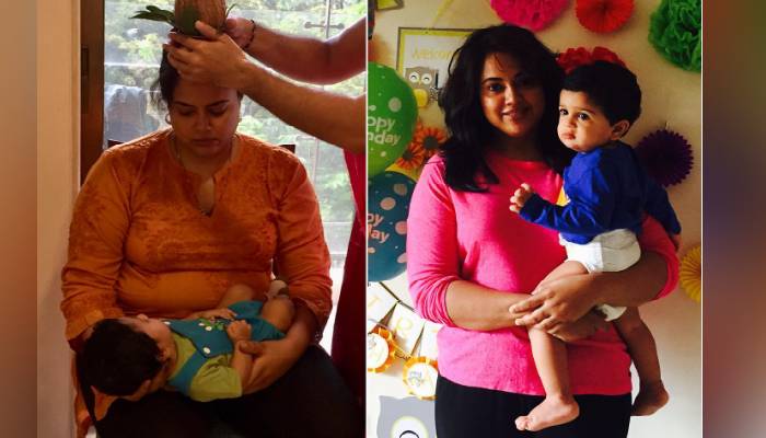 Bollywood Sameera Reddy opens up about struggling with postpartum depression: Photo