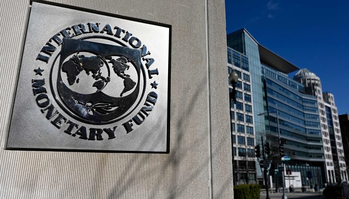 The International Monetary Fund logo. — AFP/File