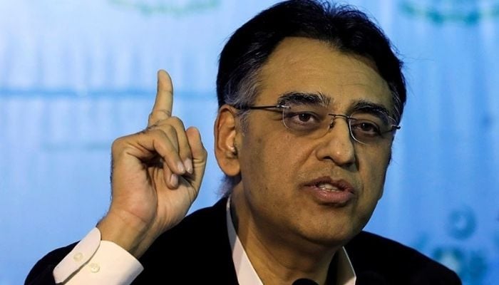 Former minister for planning and development Asad Umar. — Reuters