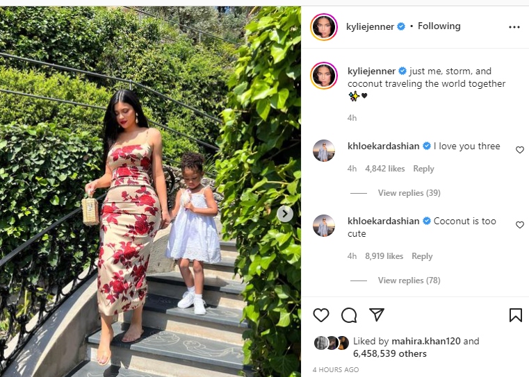 Kylie Jenner drops stunning snaps with daughter Stormi ahead of Kourtney Kardashians nuptials