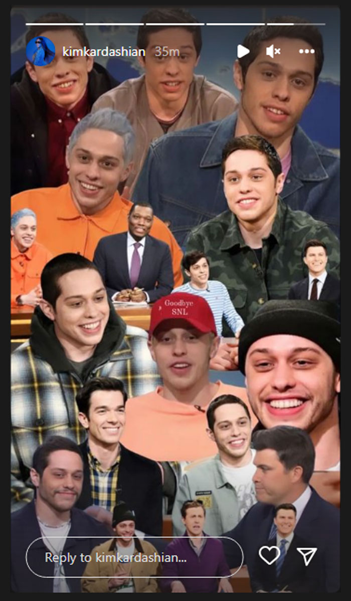 Kim Kardashian gushes over Pete Davidson as he bids farewell to Saturday Night Live