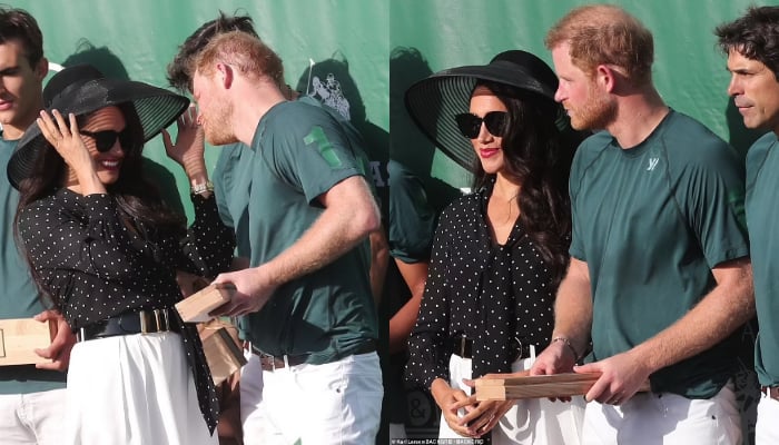 Prince Harry and Meghan Markle made for a fitting Hollywood couple on Sunday