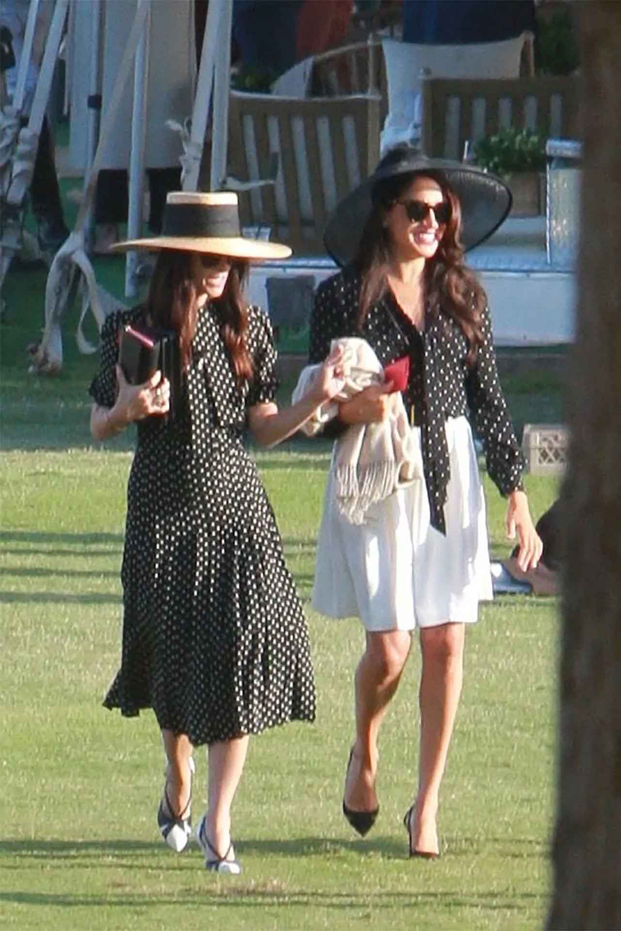 Megan Markle se roba el show del Príncipe Harry con su deslumbrante aparición en un partido de polo: Fotos