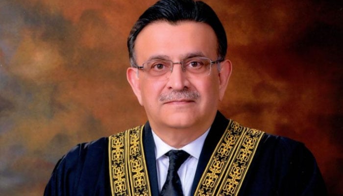 Chief Justice of Pakistan Umar Ata Bandial. — Supreme Court of Pakistan website