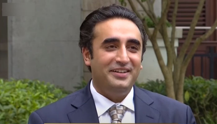 Foreign Minister Bilawal Bhutto-Zardari speaking in an interview with Chinas CGTN. — Screengrab/YouTube/CGTN