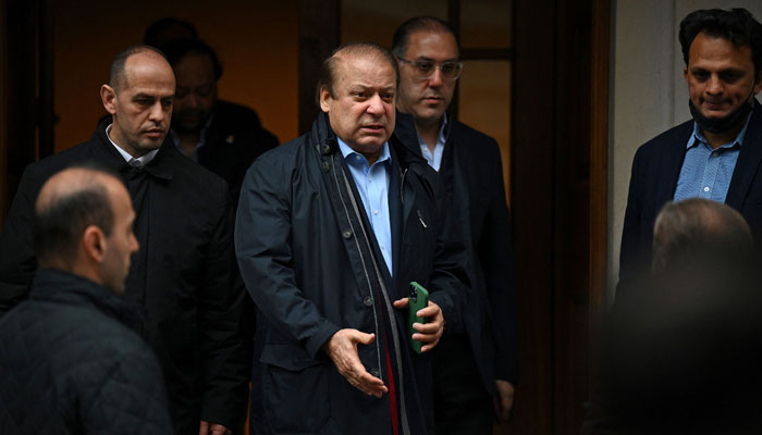 PML-N supremo Nawaz Sharif in London. — AFP/File