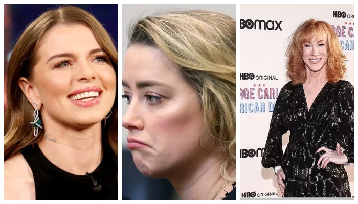 Julia Fox dan selebriti lainnya menunjukkan dukungan untuk Amber Heard di tengah gugatan pencemaran nama baik