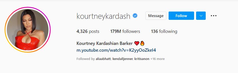 Kourtney Kardashian CHANGES maiden name on Instagram: See Photo