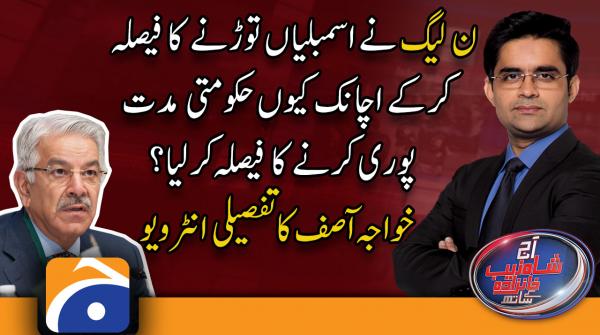 Khawaja Asif talks about govt's sudden decision to stay put
