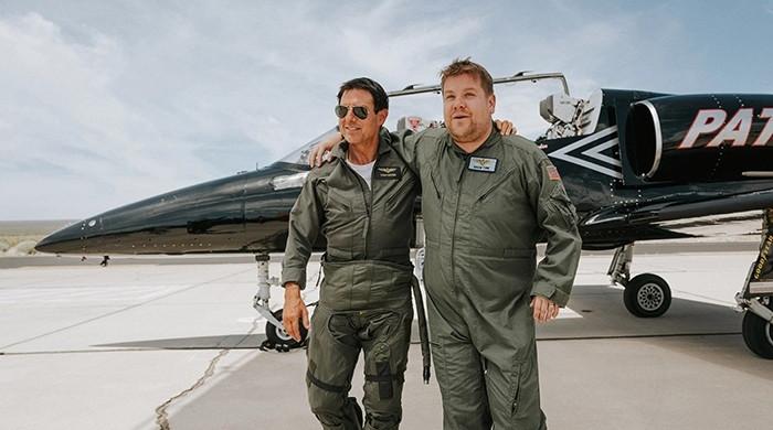 Tom Cruise takes James Corden on fighter jet flight, reenacts aerial stunt from ‘Top Gun’