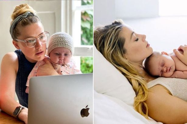 Amber Heard says she is both mom and dad to baby girl Oonagh