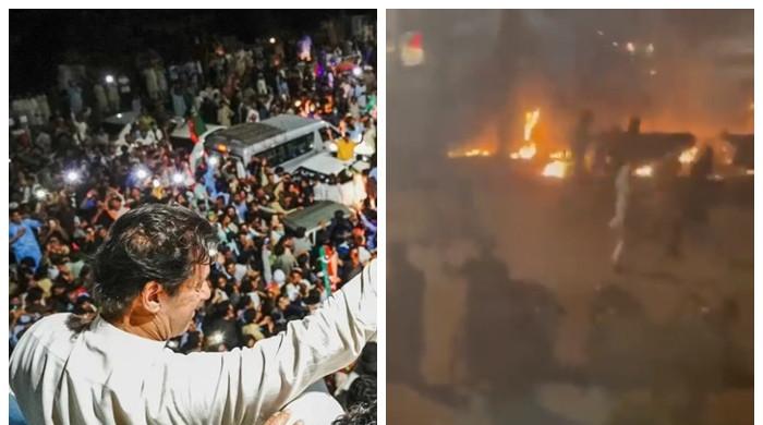 ‘Azadi March’ updates: Imran Khan gives six-day ultimatum to govt to announce elections