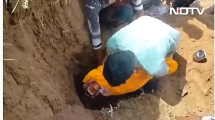 Watch: Netizens find burial for monkey in India ironic