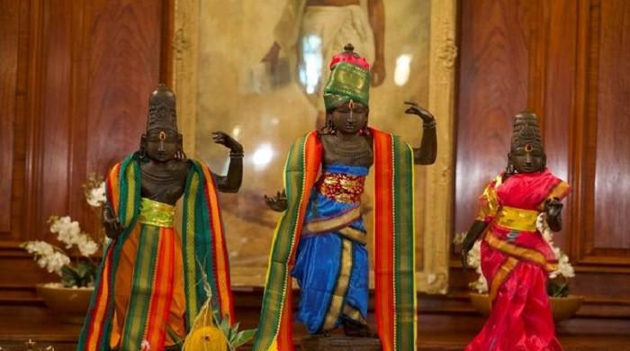 Indian man 'upset' with God damages Hindu idols