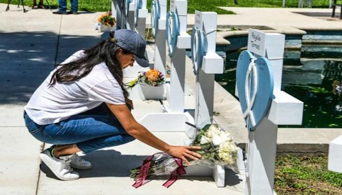 Meghan Markle visits Uvalde to pay respects to shooting victims