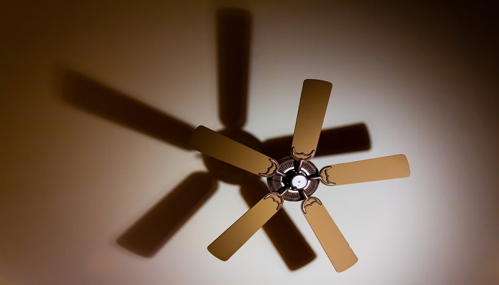 A ceiling fan.—Unsplash/jason_anderson