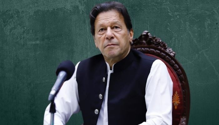 The chairman of the Pakistan Tehreek-e-Insaf party, Imran Khan. — @PTIofficial