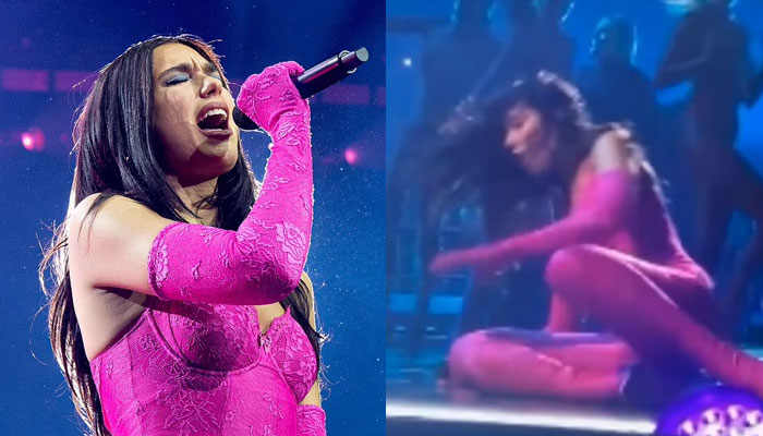 Dua Lipa suffers major mishap on stage of Milan show: Wach