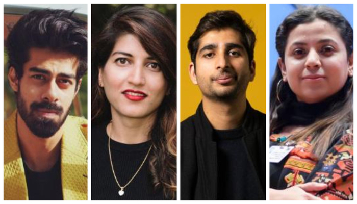 Starting from left: Zain Ahmad, Dur e Aziz Amna, Mohammad Saad and Shawana Shah. — Courtesy Forbes