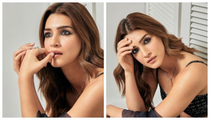 Kriti Sanon serves a killer look in shimmering black lehenga: pictures inside