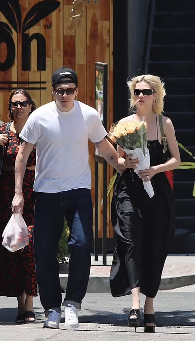 Brooklyn Beckham, Nicola Peltz packed on PDA as they step out in LA