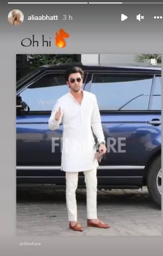 Alia Bhatt finds hubby Ranbir Kapoor’s airport look ‘dazzling’: Photo