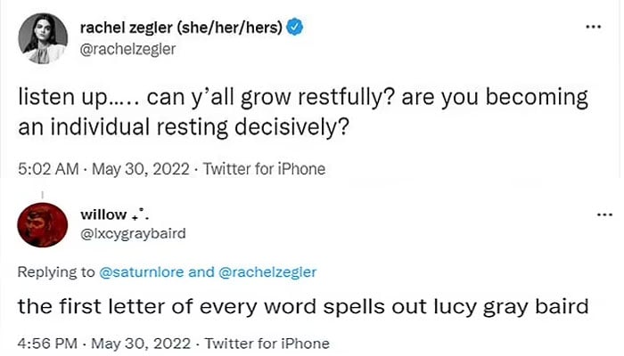 Rachel Zeglers cryptic tweet about The Hunger Games prequel casting goes viral
