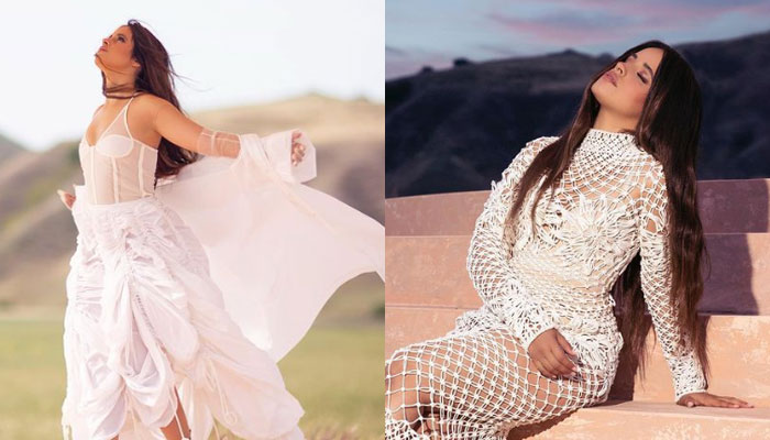 Camila Cabello channels angelic looks for upcoming collaboration with Yotuel