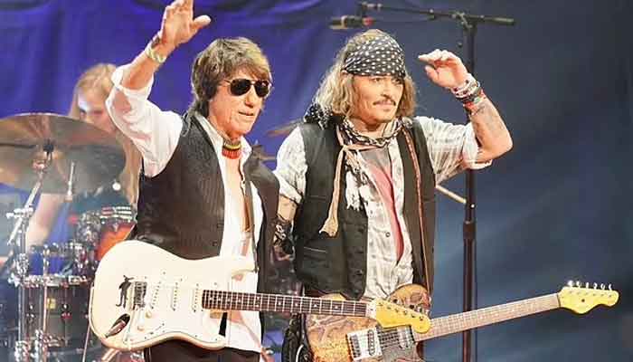Johnny Depp angers some of Jeff Becks fans with his presence