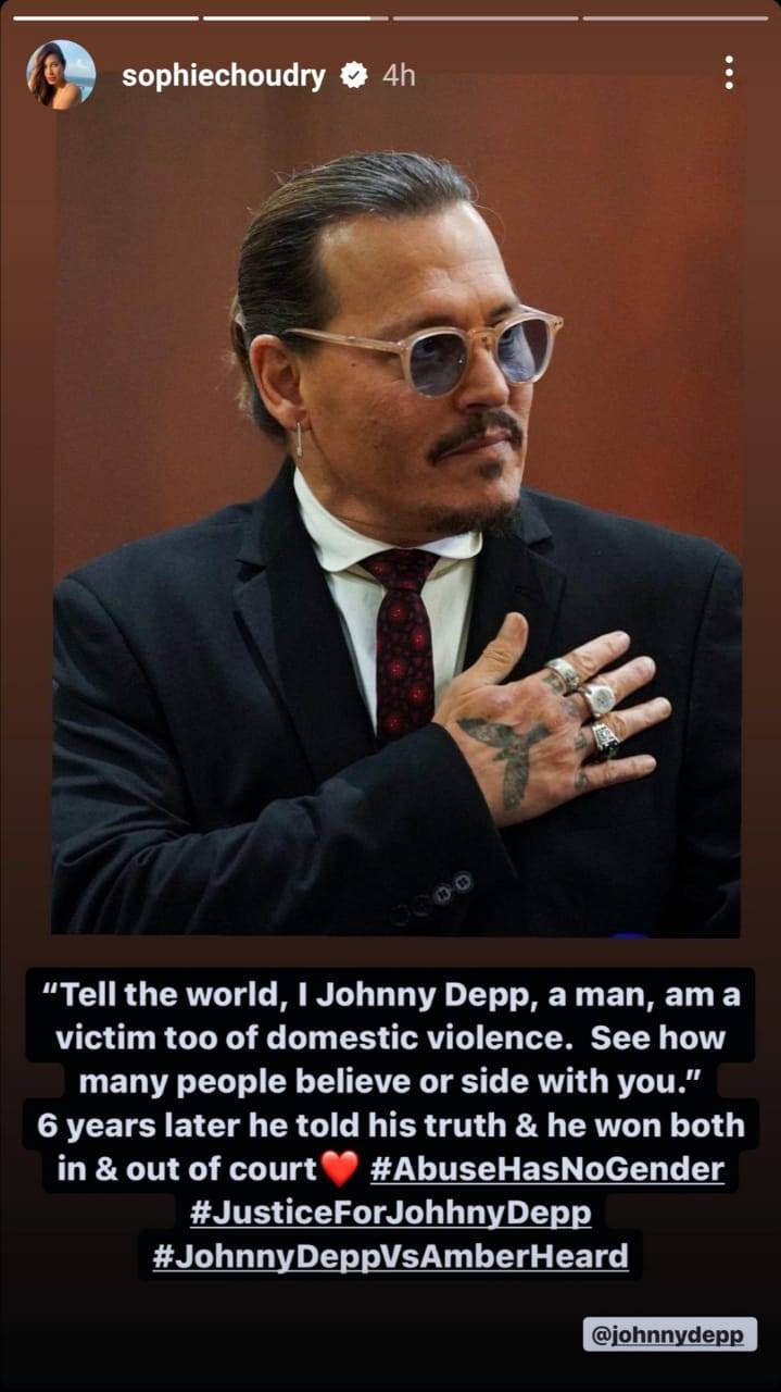 Disha Patani, Sophie Choudry and others ‘elated’ after Johnny Depp’s win against Amber Heard: Pics