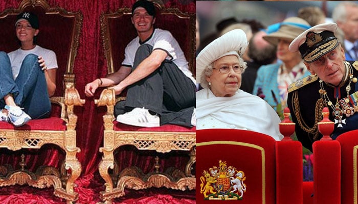 When Prince Philip made witty remark about David, Victoria Beckham wedding thrones