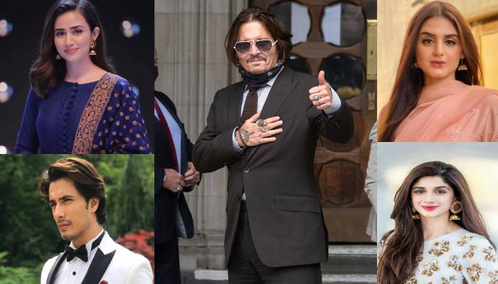 Ali Zafar, Sana Javed and others express joy over Johnny Depp’s win against Amber Heard: Photos