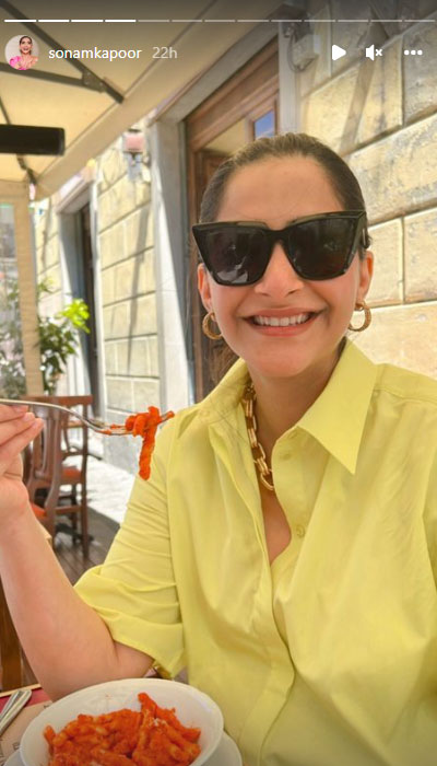 Sonam Kapoor festeggia il Babymoon in Italia con 