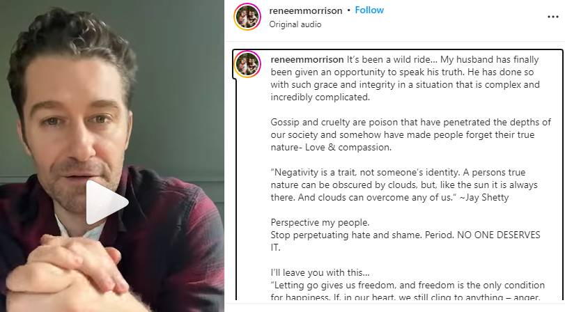 Matthew Morrison slams allegations about leaving SYTYCD: ‘blatantly untrue’