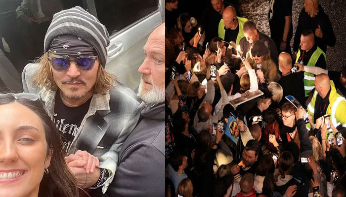 Johnny Depps fans shower love over the actor outside Glasgow show after trial