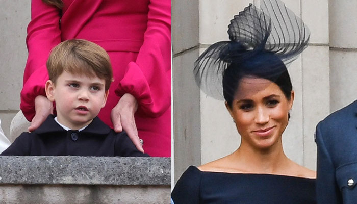 Little Prince Louis compared to auntie Meghan as he sings UK national anthem