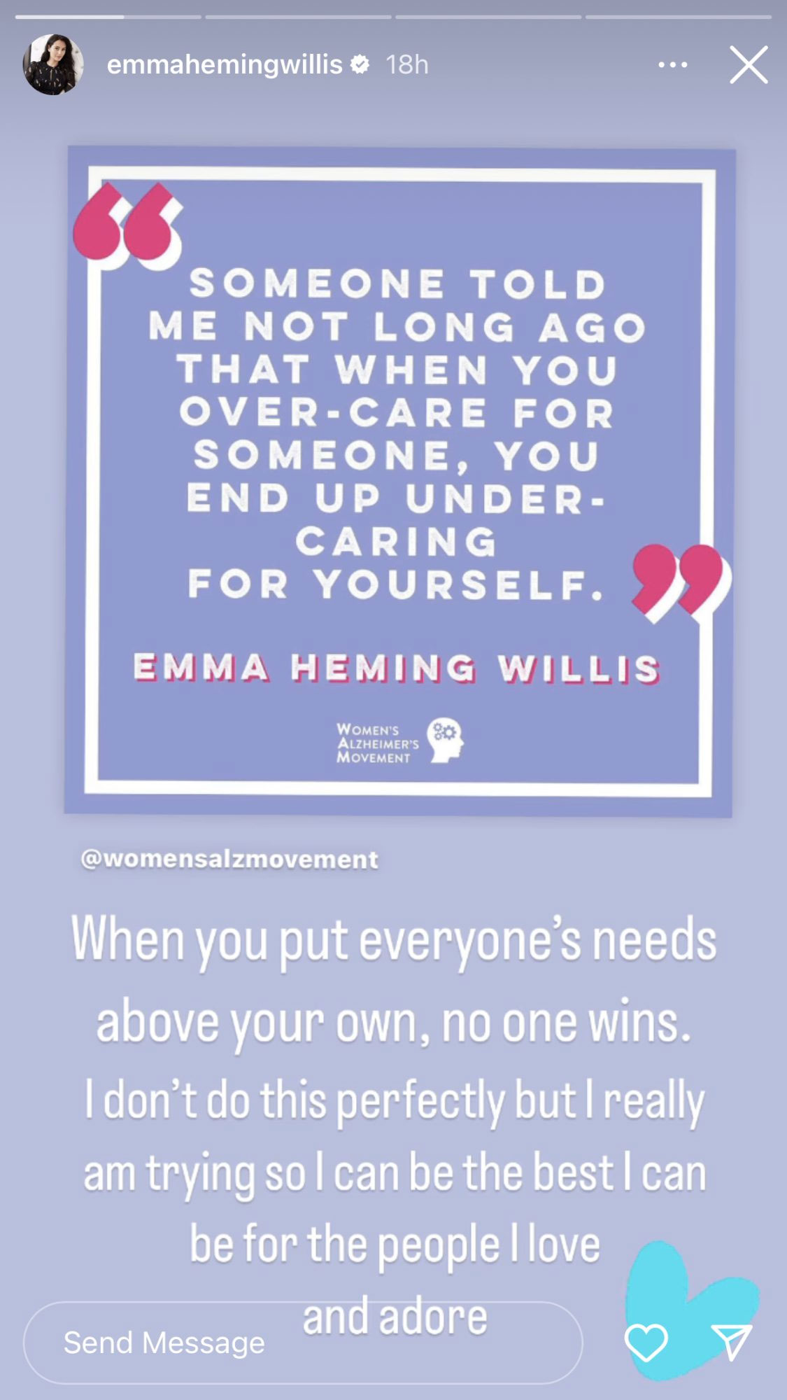 Bruce Willis’ wife talks self-care for mental health: Im under-caring for myself